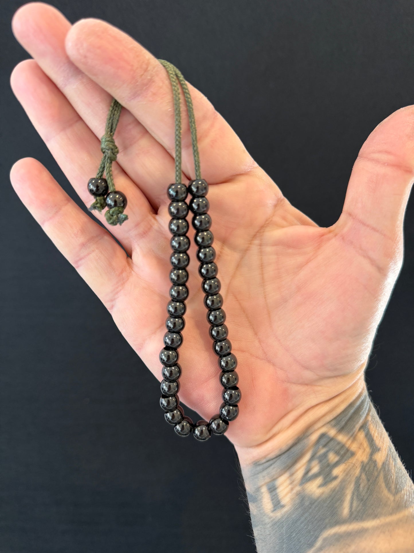 Stainless Steel 33 Bead Komboloi - Extreme Series (Kevlar)