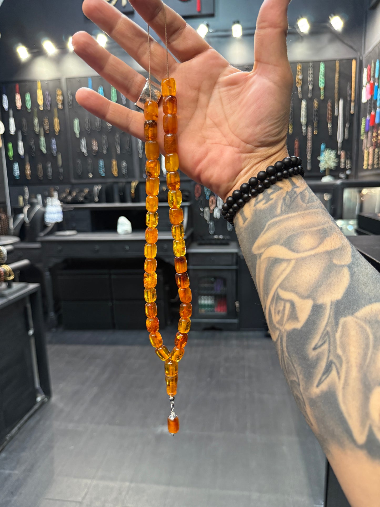 Baltic Amber 33 Bead Komboloi