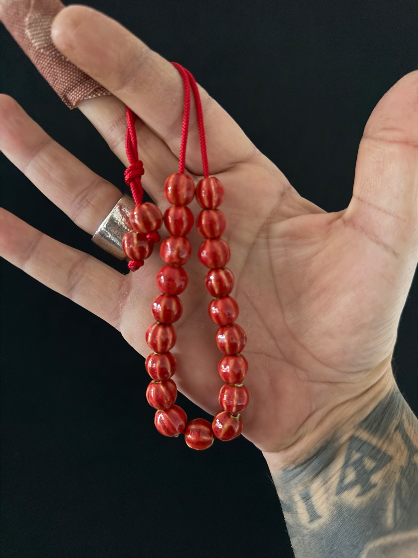Porcelain Komboloi / Worry Beads