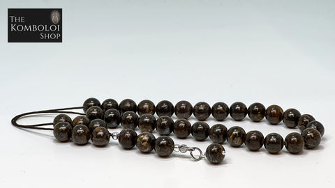 Bronzite 33 Bead Komboloi / Worry Beads