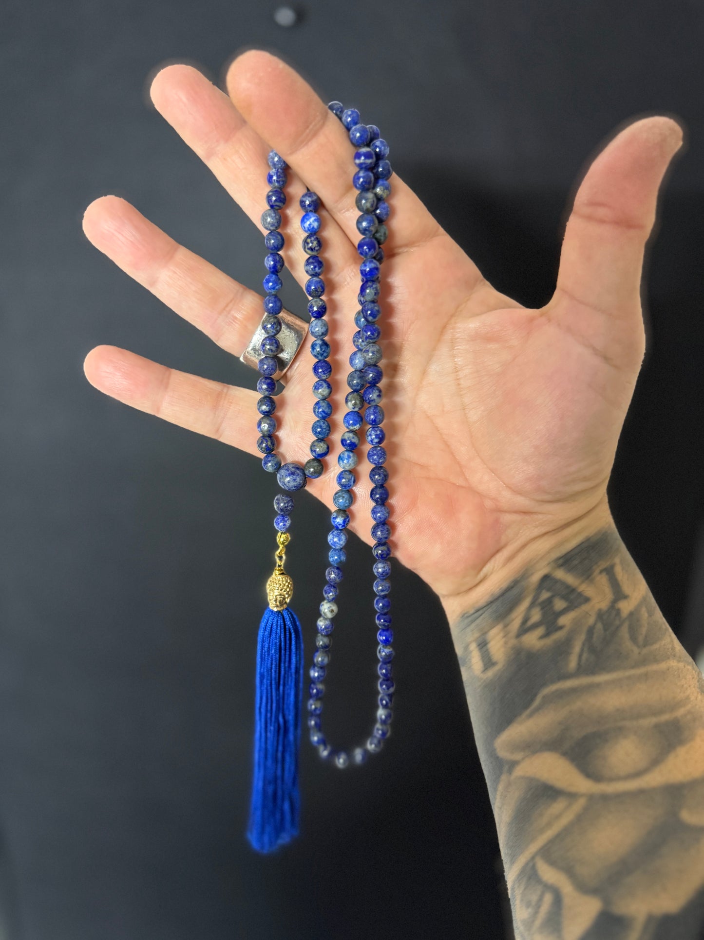 108 Bead Lapis Lazuli Mala