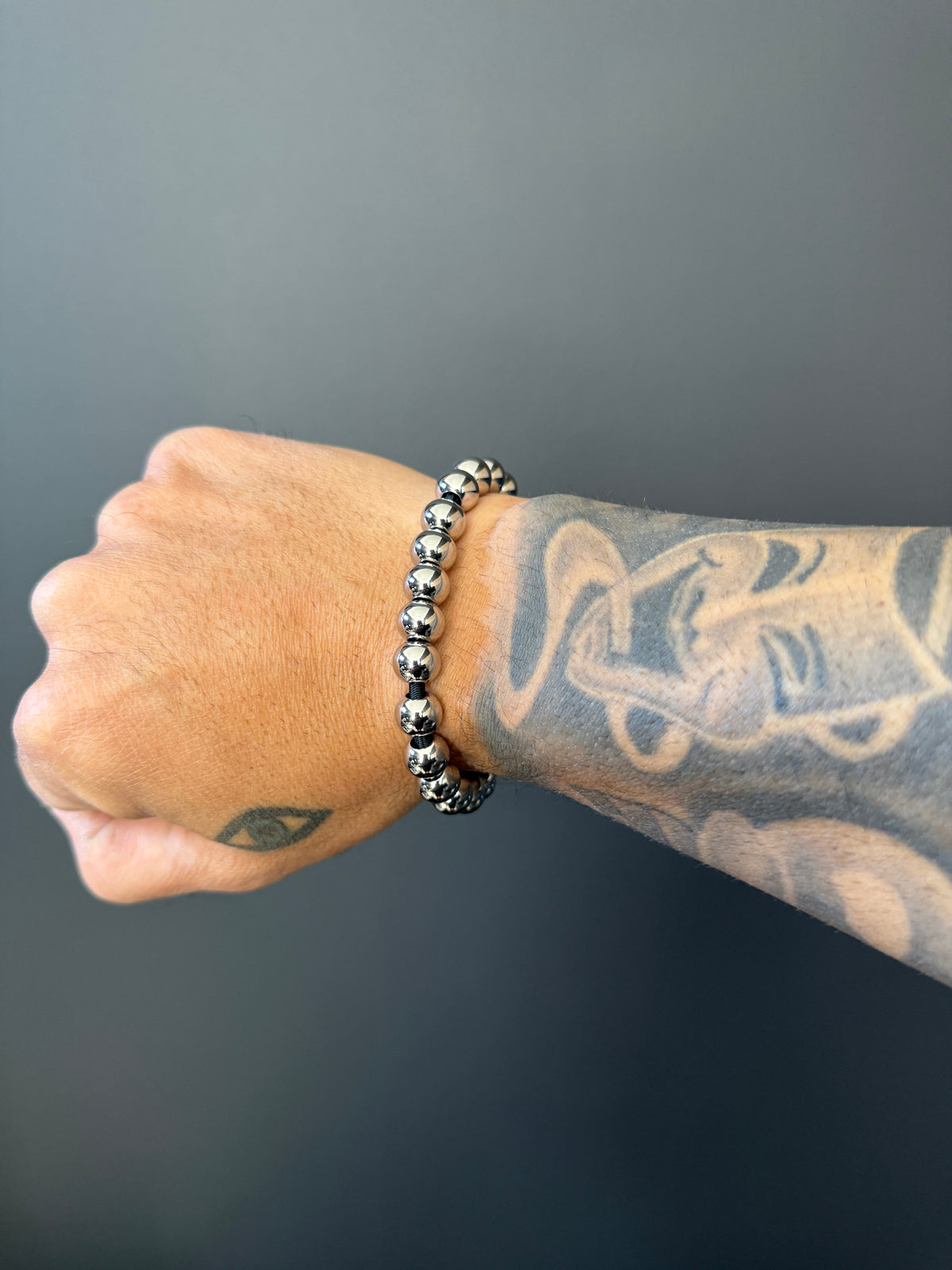 Stainless Steel Worry Bead Bracelet