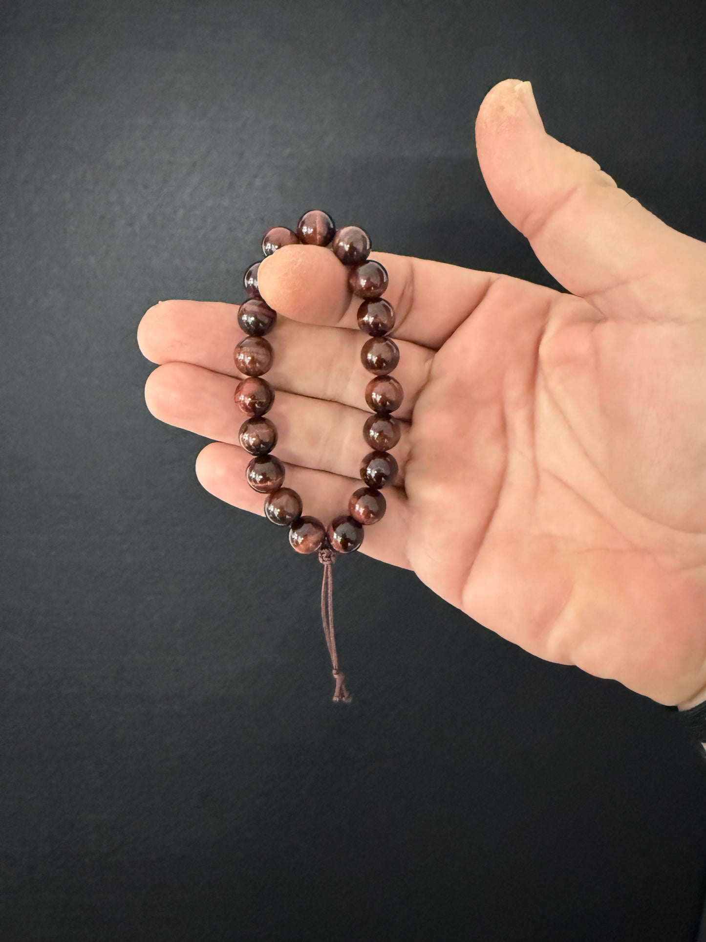 Red Tiger Eye Worry Beads - Wearable MK3 (Short)