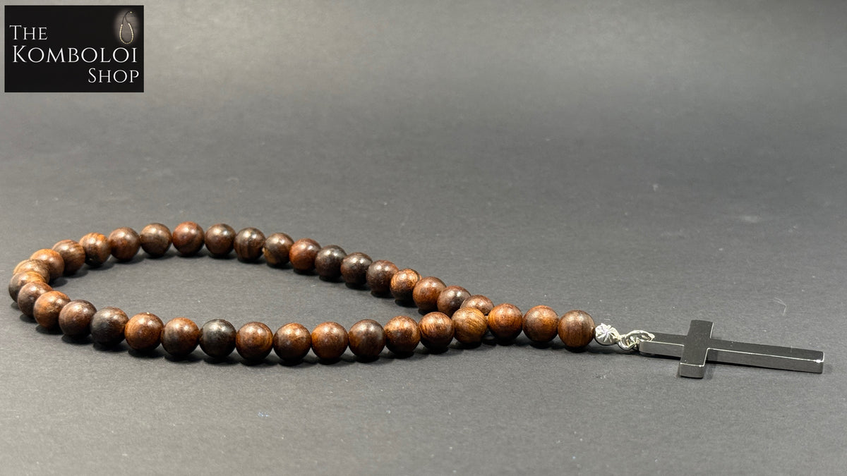 33 Bead Orthodox / Christian Car Prayer Beads - Rosewood