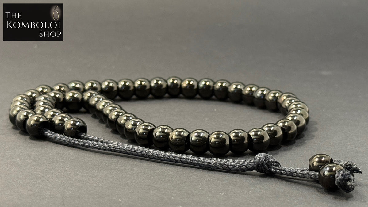 Cretan 51 Bead Komboloi / Worry Beads - Stainless Steel & Kevlar