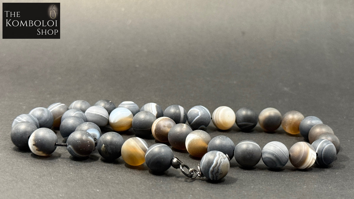Agate 33 Bead Worry Beads