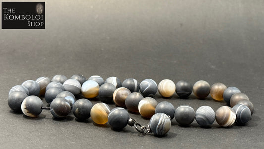 Agate 33 Bead Worry Beads