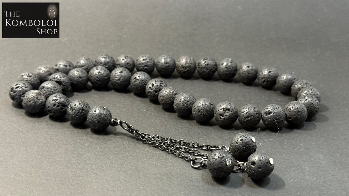 Volcanic Lava 33 Bead Worry Beads