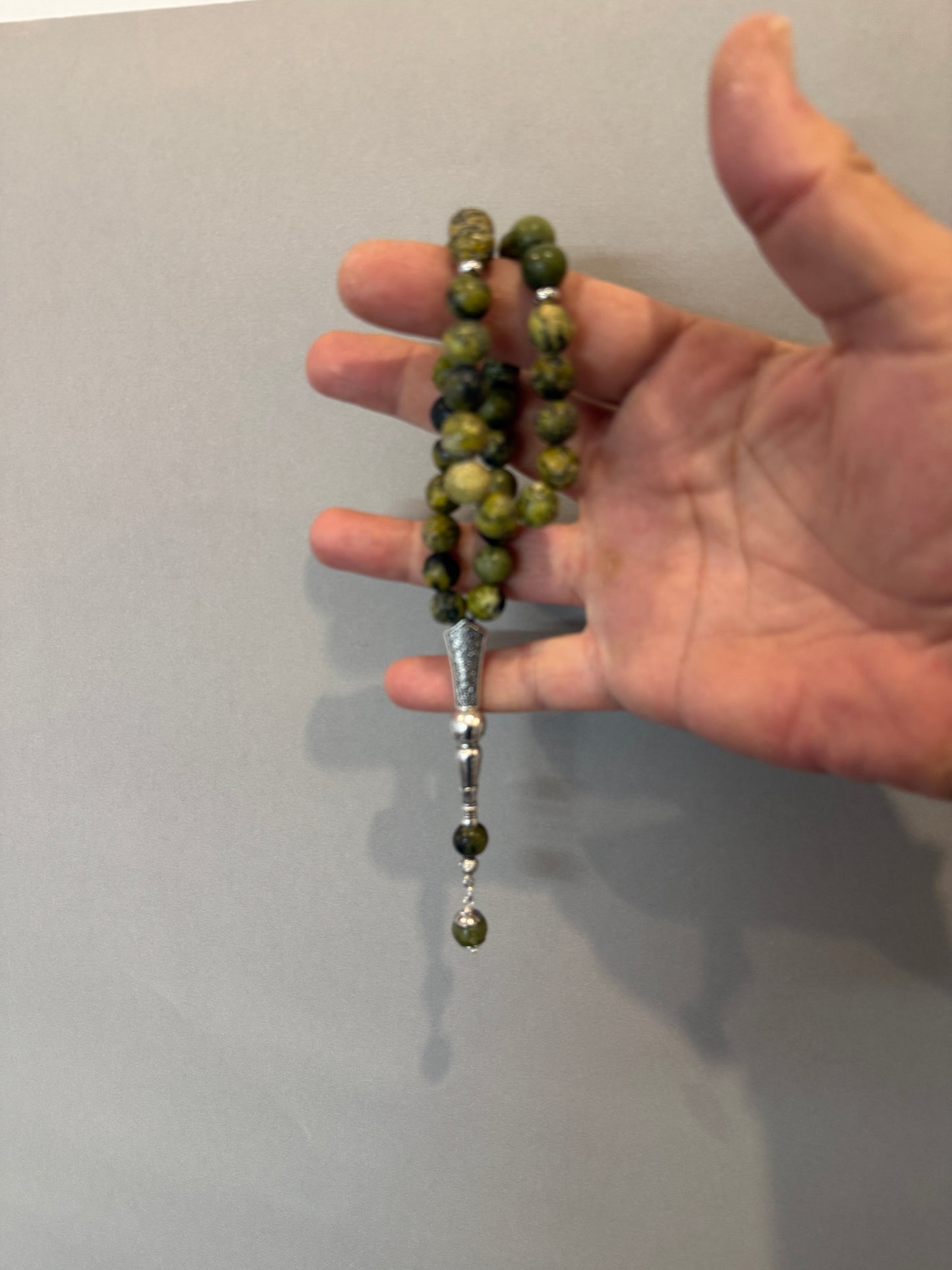 Ottoman Collection - 33 Bead Masbaha / Tasbih - Yellow Turquoise