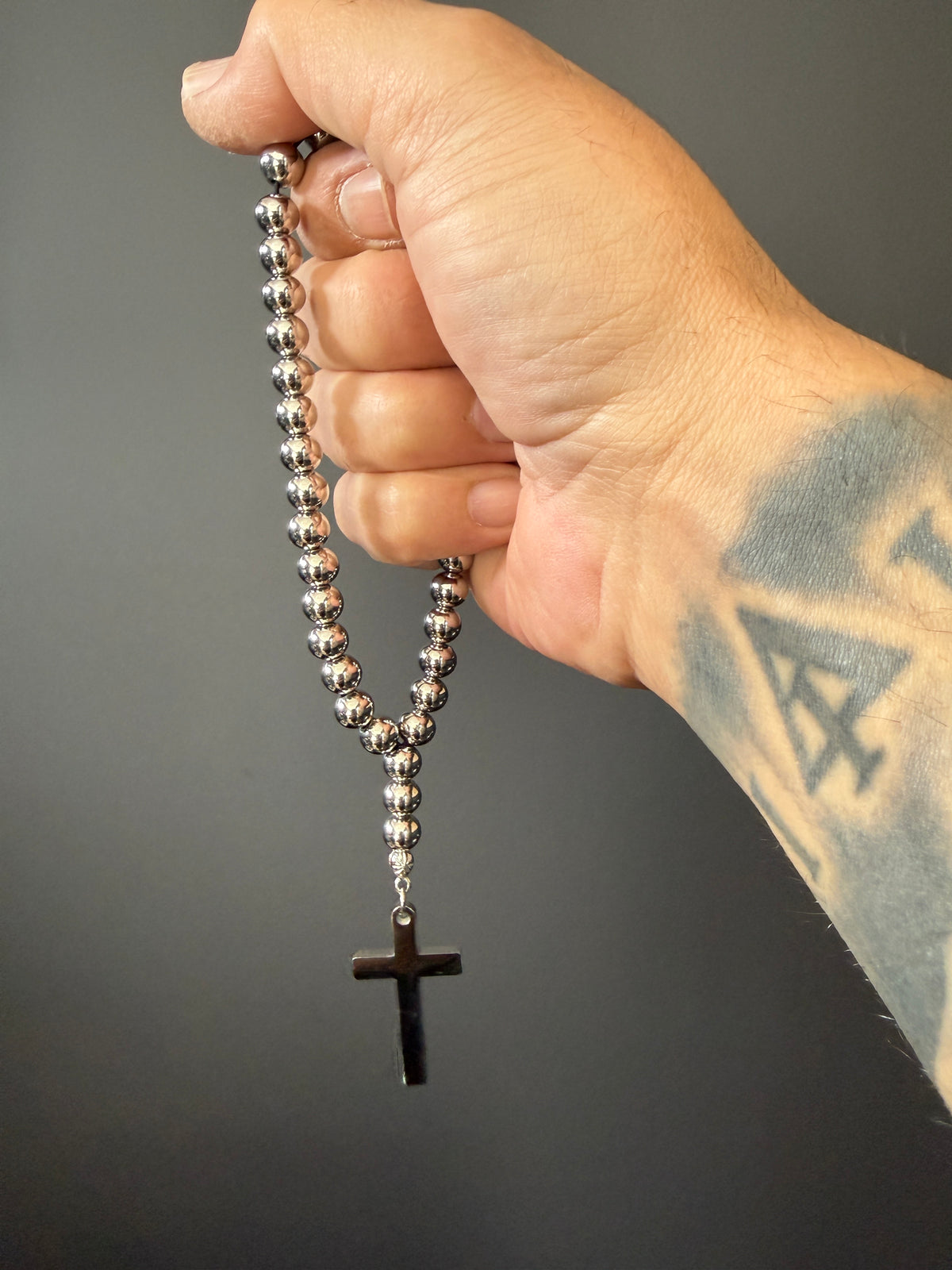 33 Bead Orthodox / Christian Prayer Beads - Stainless Steel