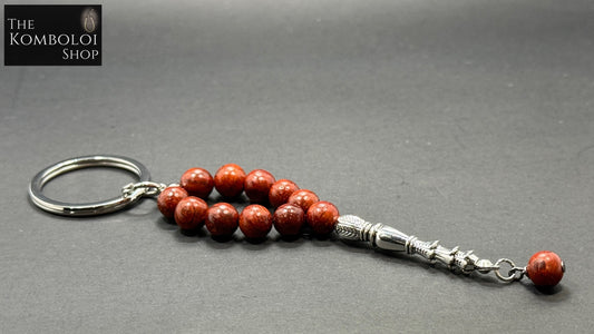 Rosewood Mini Ottoman Masbaha Keyring
