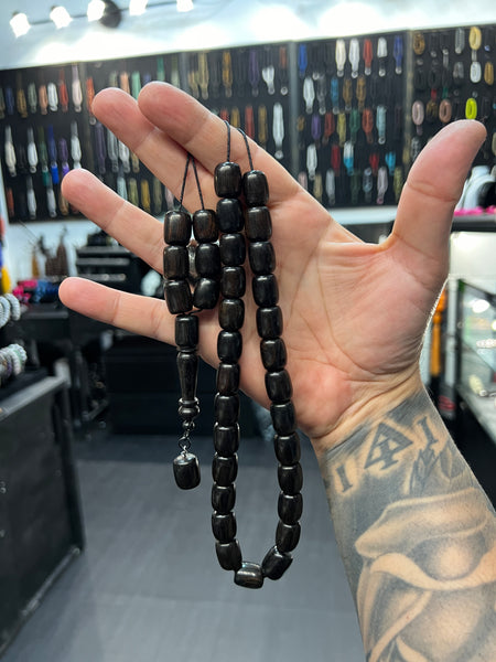 Ebony 33 Bead Komboloi / Worry Beads