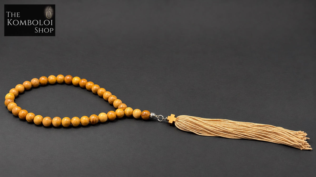 33 Bead Orthodox / Christian Prayer Beads - Sandlewood