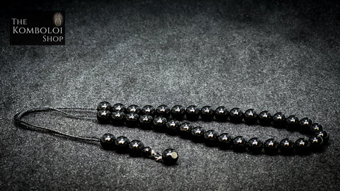 Onyx 33 Bead Mini Komboloi / Worry Beads