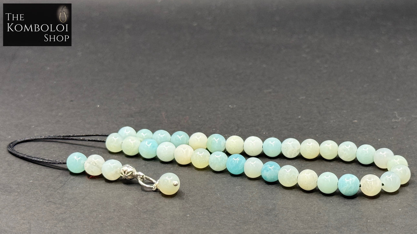 Amazonite 33 Bead Mini Komboloi / Worry Beads