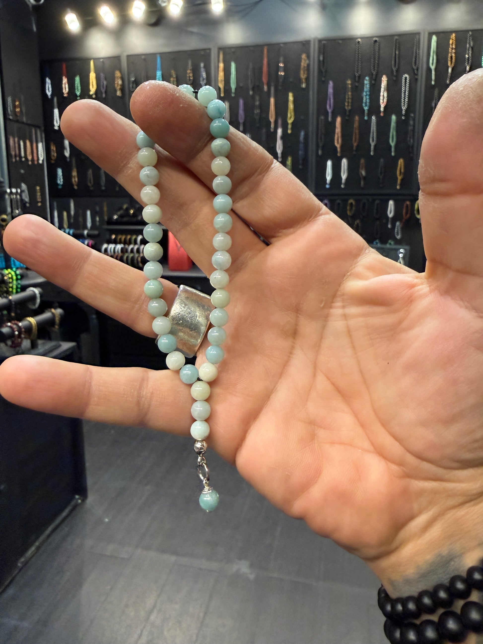 Amazonite 33 Bead Mini Komboloi / Worry Beads