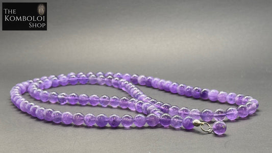 Amethyst 100 Bead XL Series Worry Beads