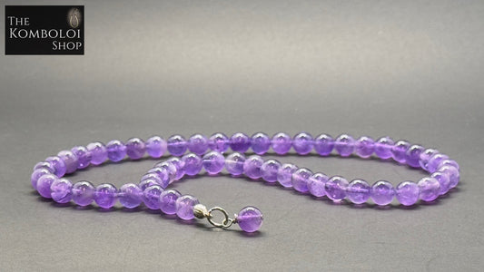 Amethyst 50 Bead XL Series Worry Beads