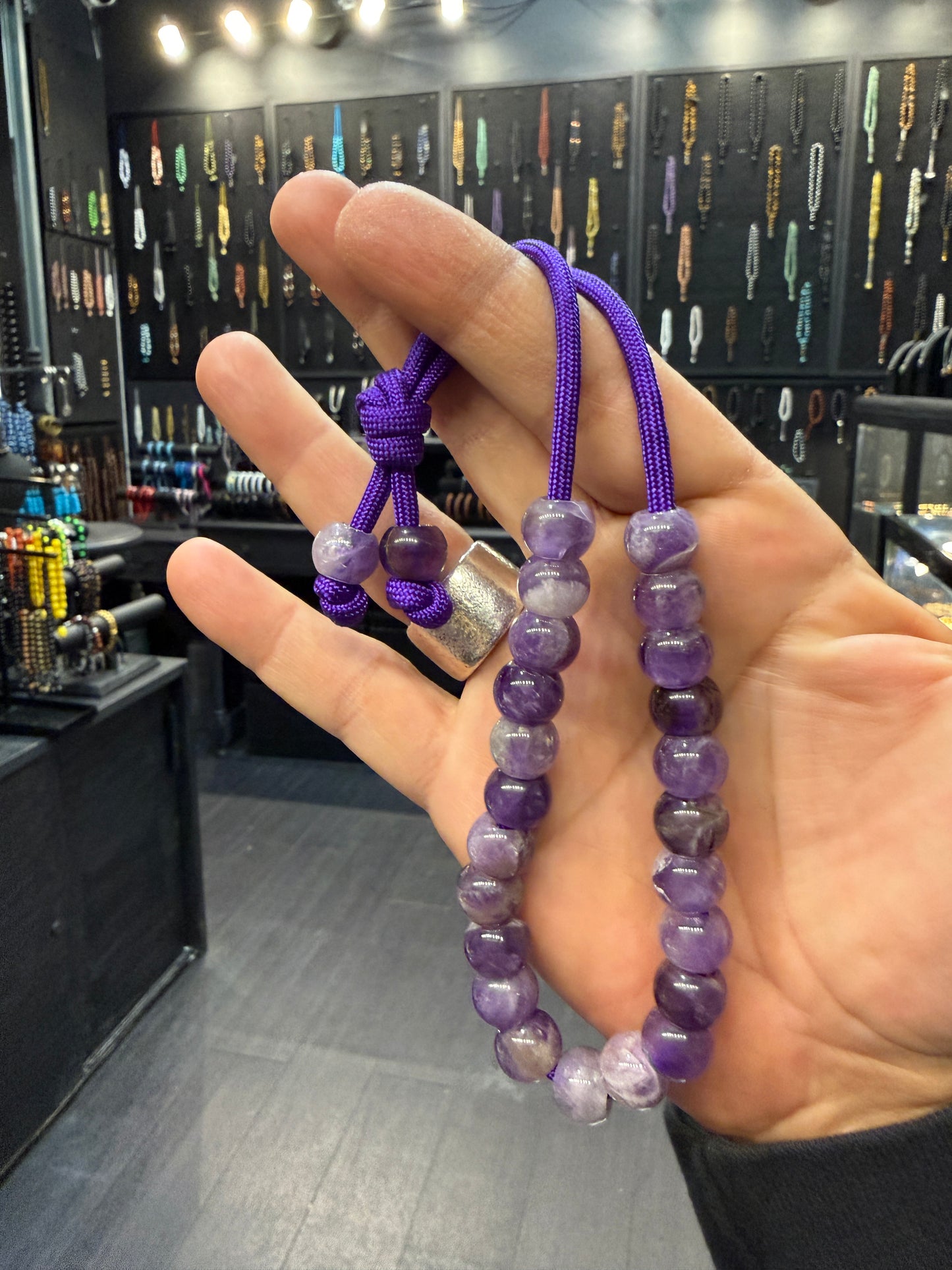 Amethyst Fatboy Komboloi Worry Beads