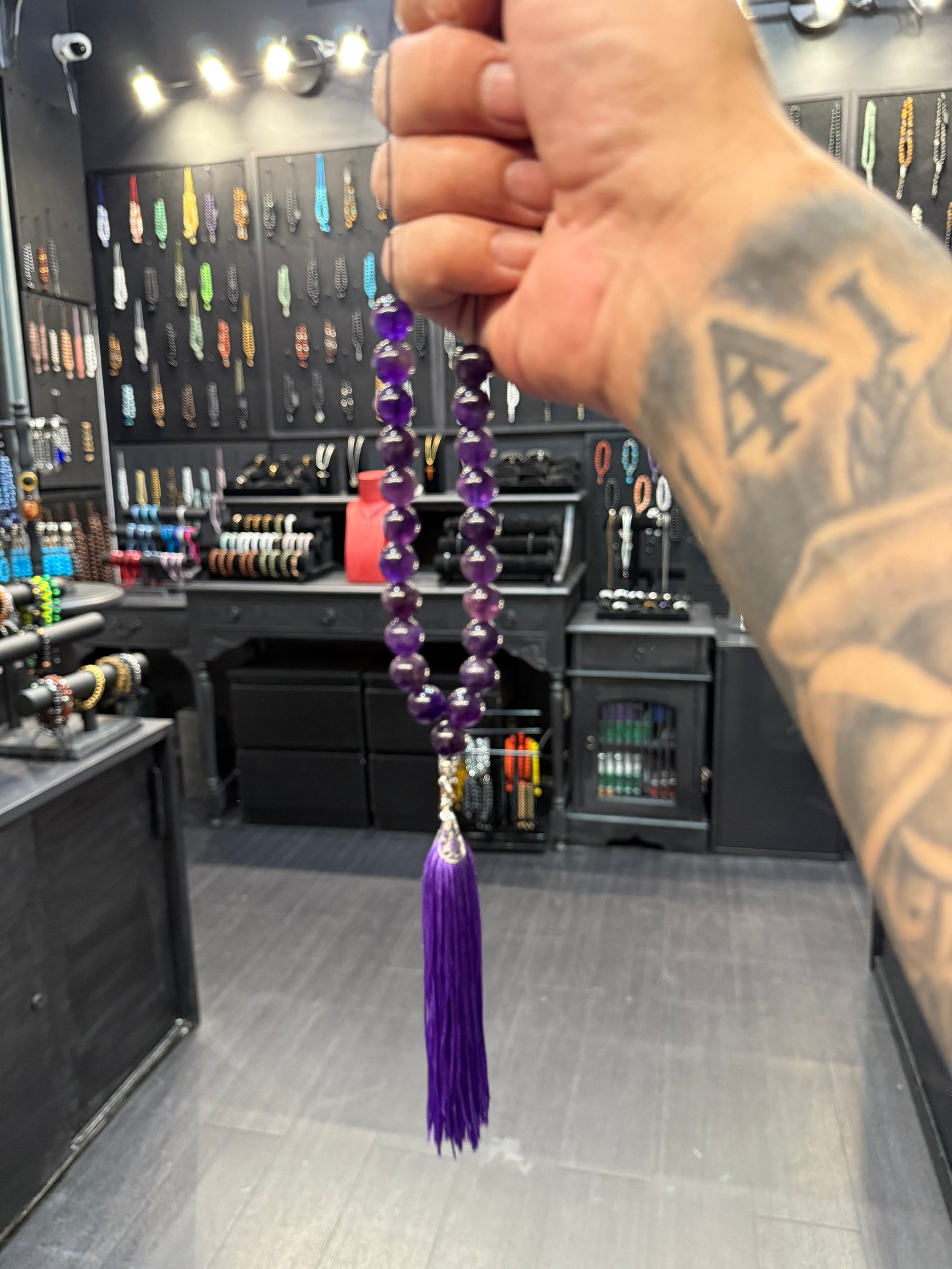 Amethyst OG Series Komboloi Worry Beads