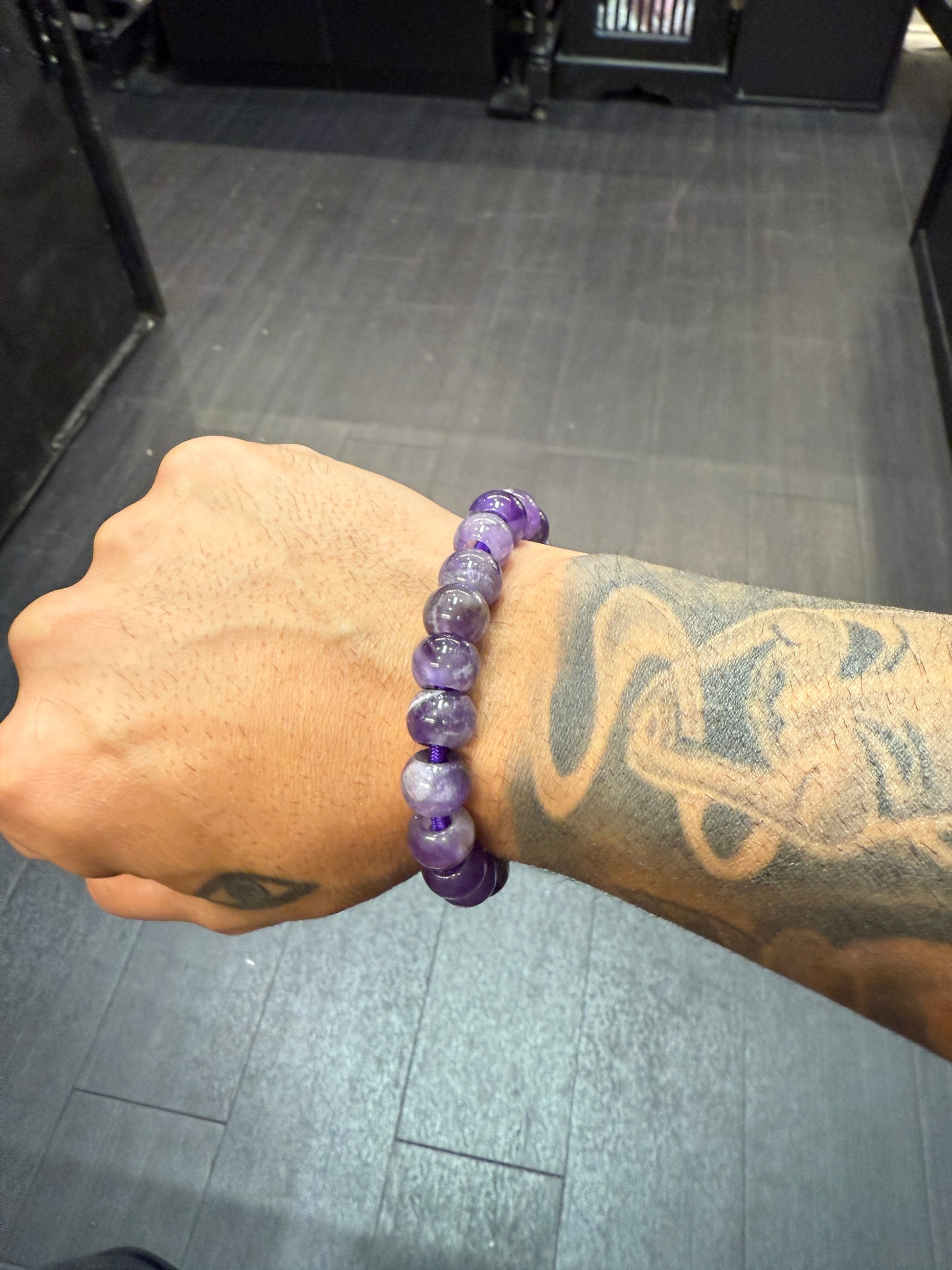 Amethyst Shock Series Wearable Worry Bead Bracelet 