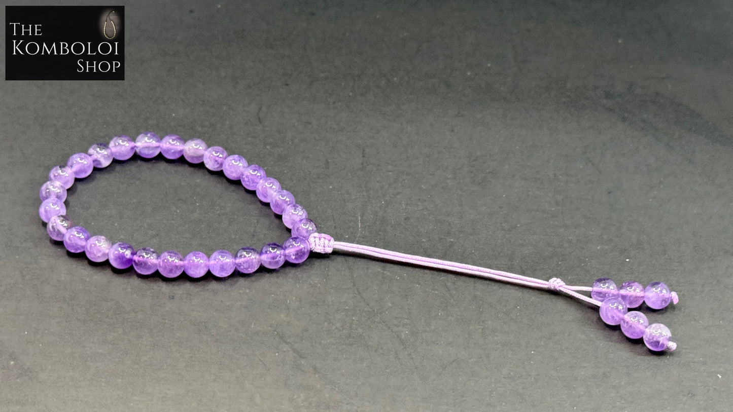 27 Bead Amethyst Wrist Mala