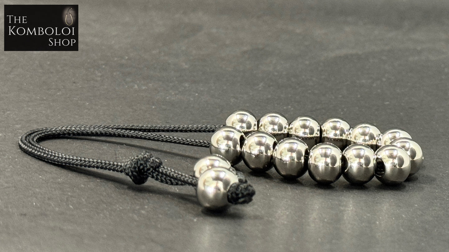 Stainless Steel Lucky 13 Komboloi