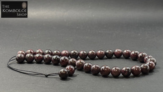 Garnet 33 Bead Komboloi / Worry Beads