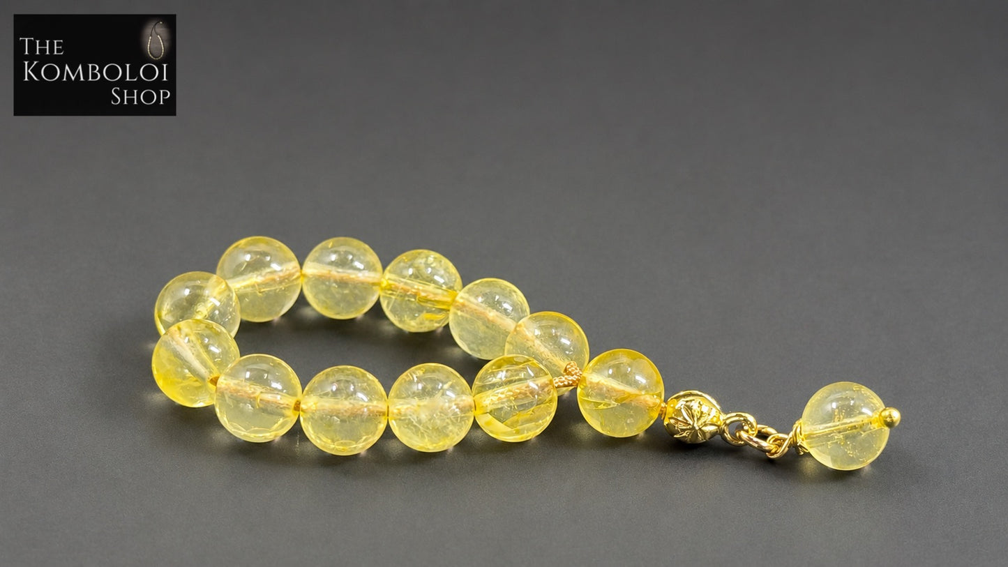 Citrine Mini Ottoman (Worry Beads / Tasbih / Misbaha)