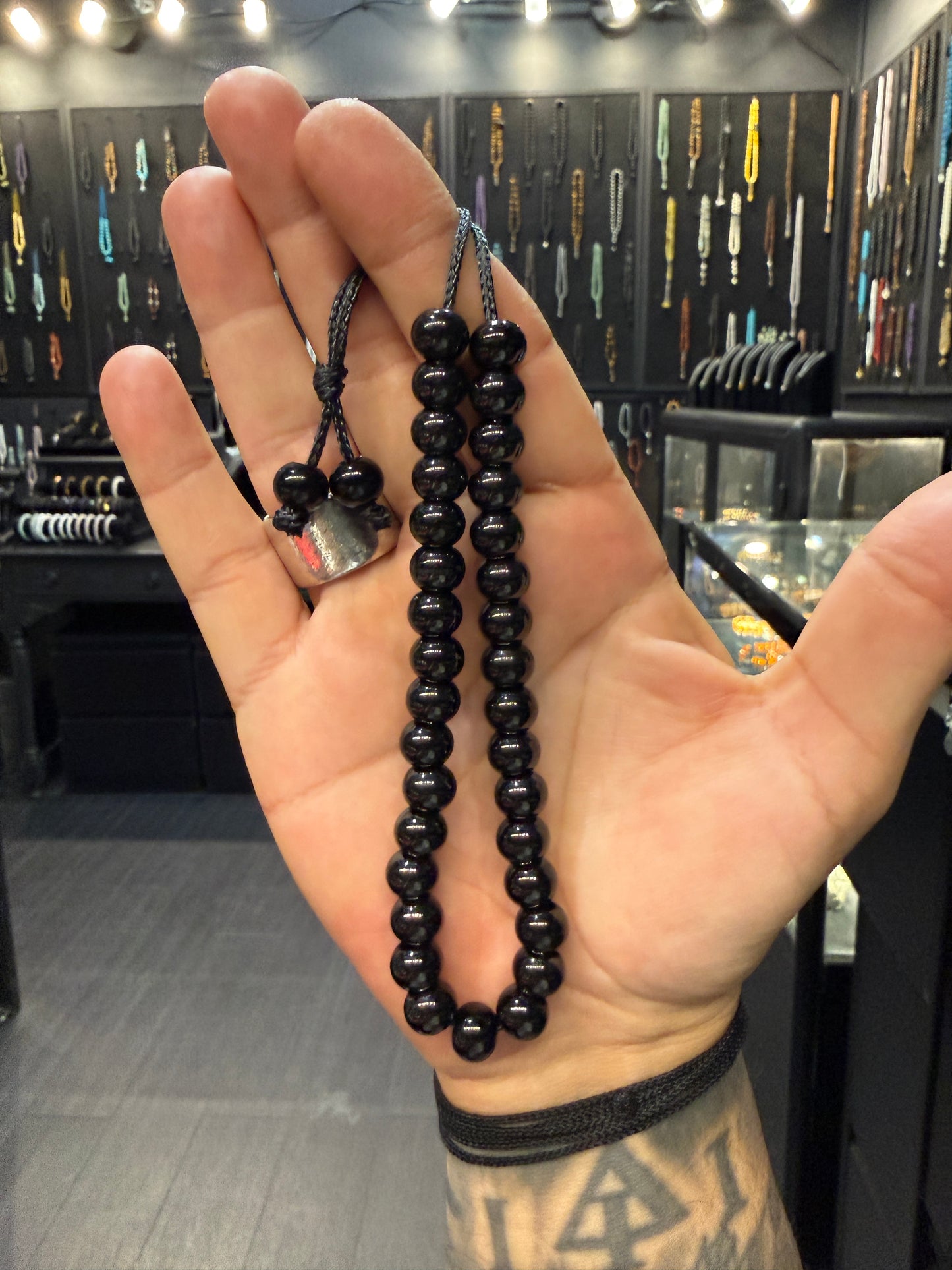 Stainless Steel 33 Bead Komboloi - Extreme Series (Kevlar)