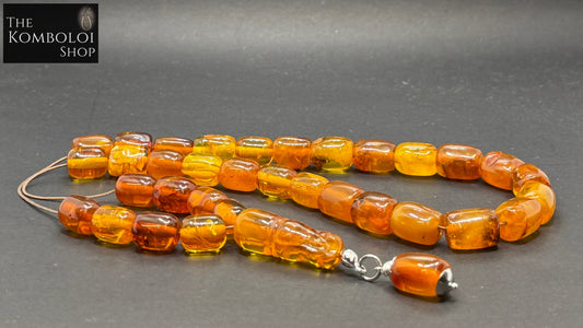 Baltic Amber 33 Bead Komboloi