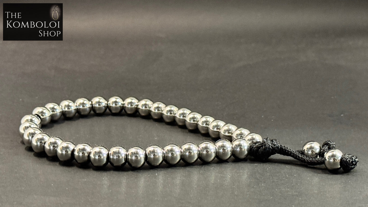 Stainless Steel 33 Bead Worry Beads
