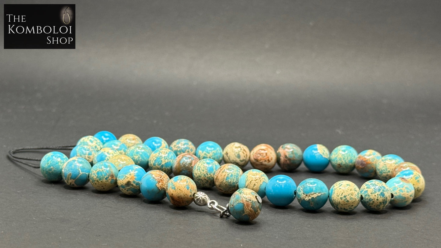 Imperial Jasper 33 Bead Komboloi / Worry Beads