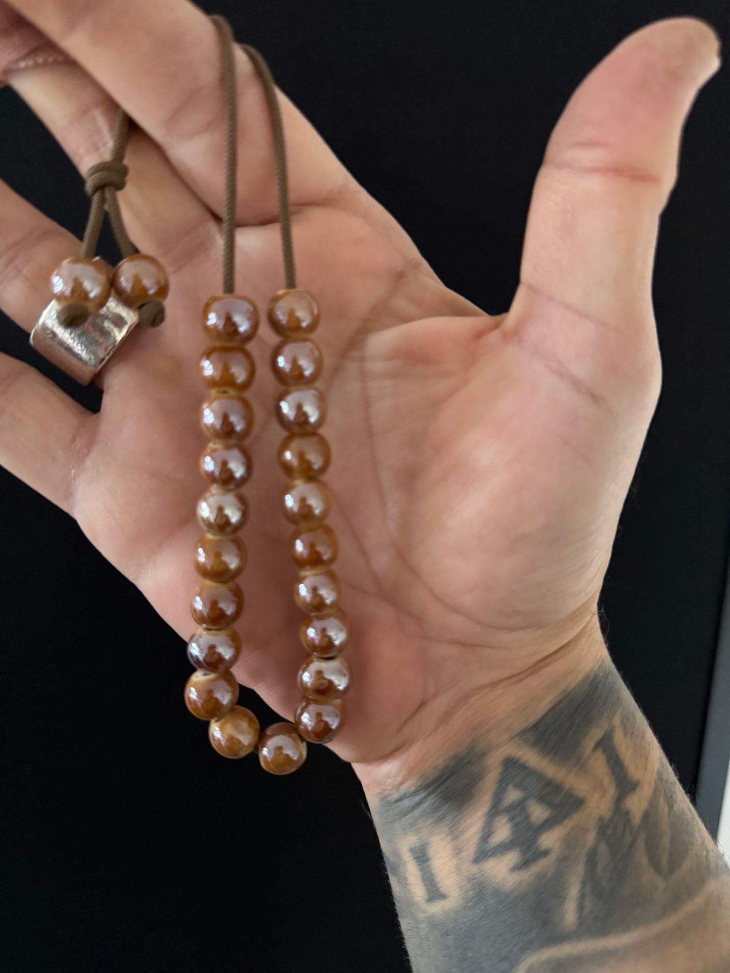 Porcelain Komboloi / Worry Beads
