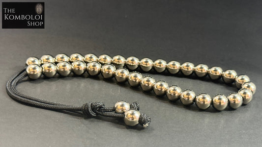Titanium 33 Bead Komboloi / Worry Beads (10mm)