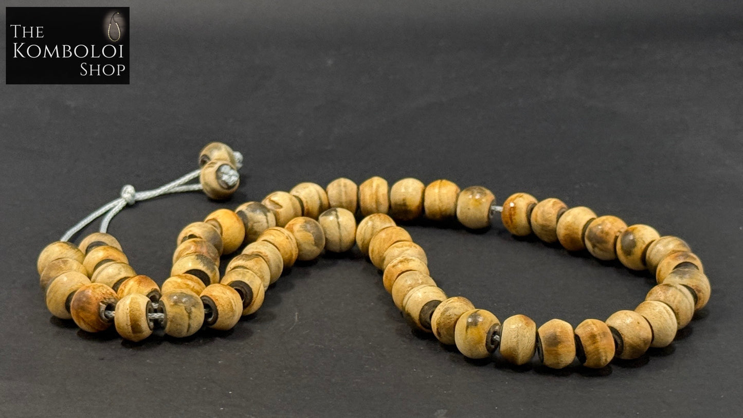 Cretan 51 Bead Komboloi / Worry Beads - Horn