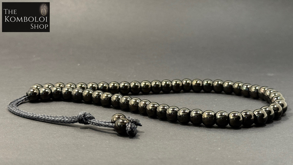 Cretan 51 Bead Komboloi / Worry Beads - Stainless Steel & Kevlar