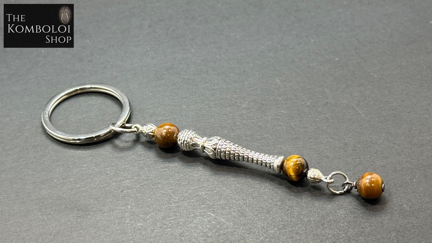 Imam & Tigers Eye Keyring