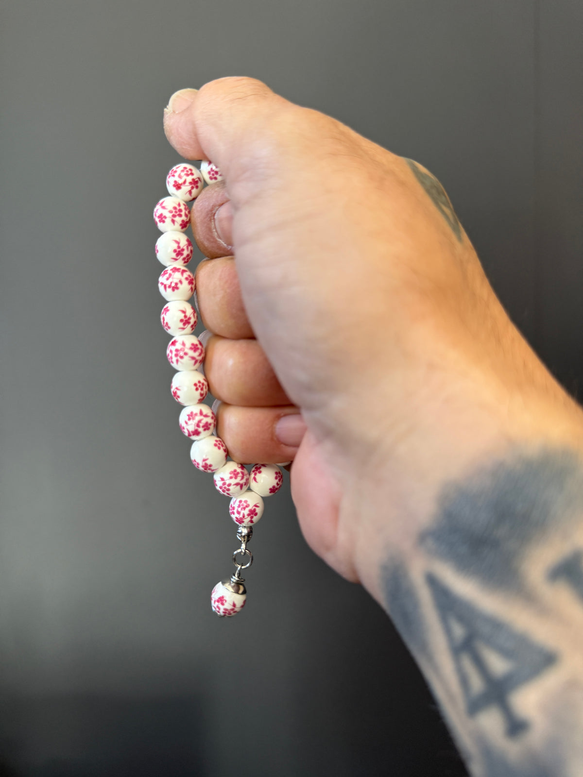 Porcelain Worry Bead Bracelet