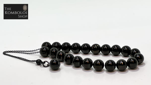 Stainless Steel 21 Bead Chained Komboloi