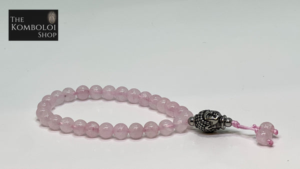 Mini Mala Beads - Rose Quartz