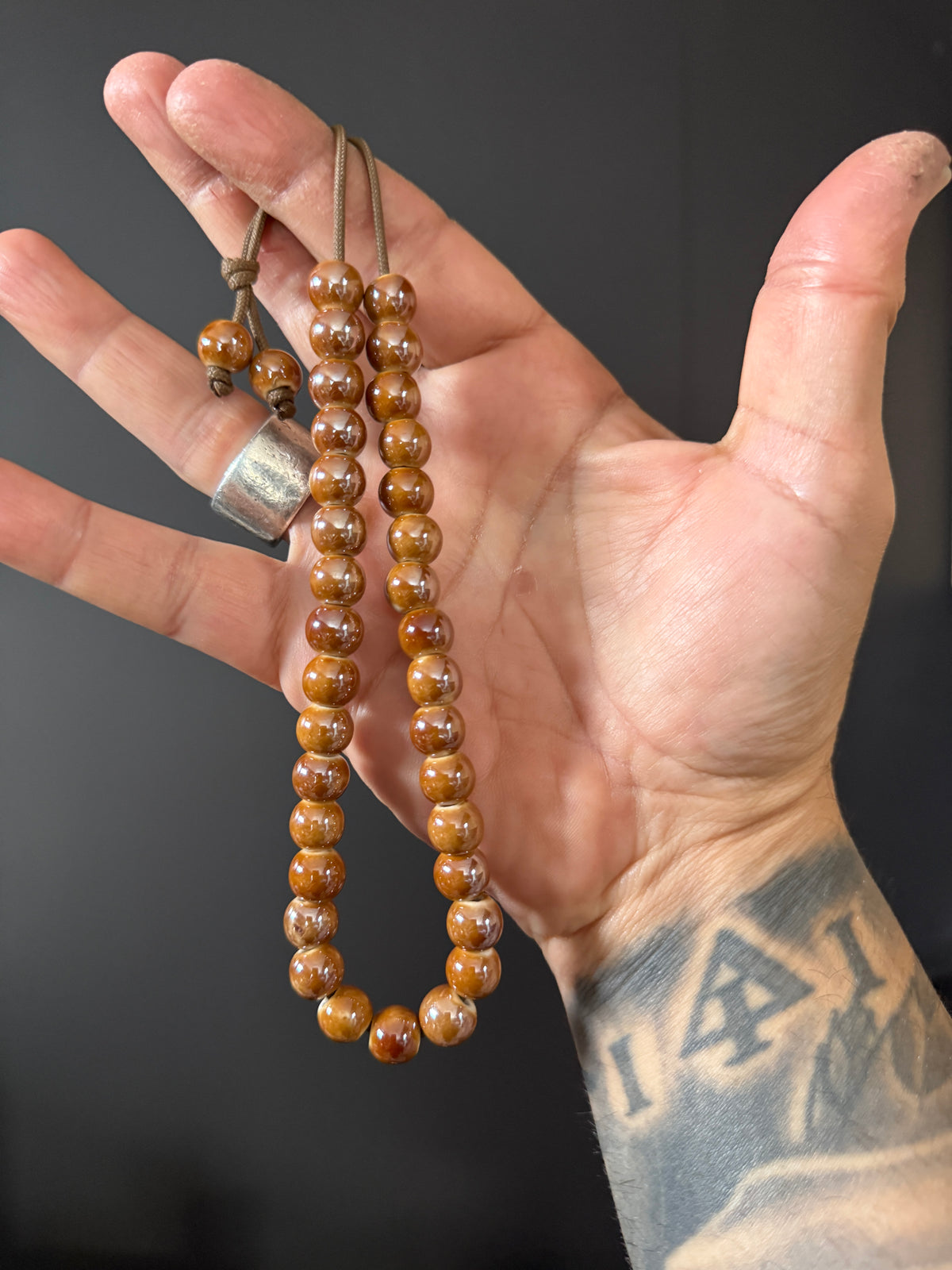 Porcelain 33 Bead Komboloi / Worry Beads