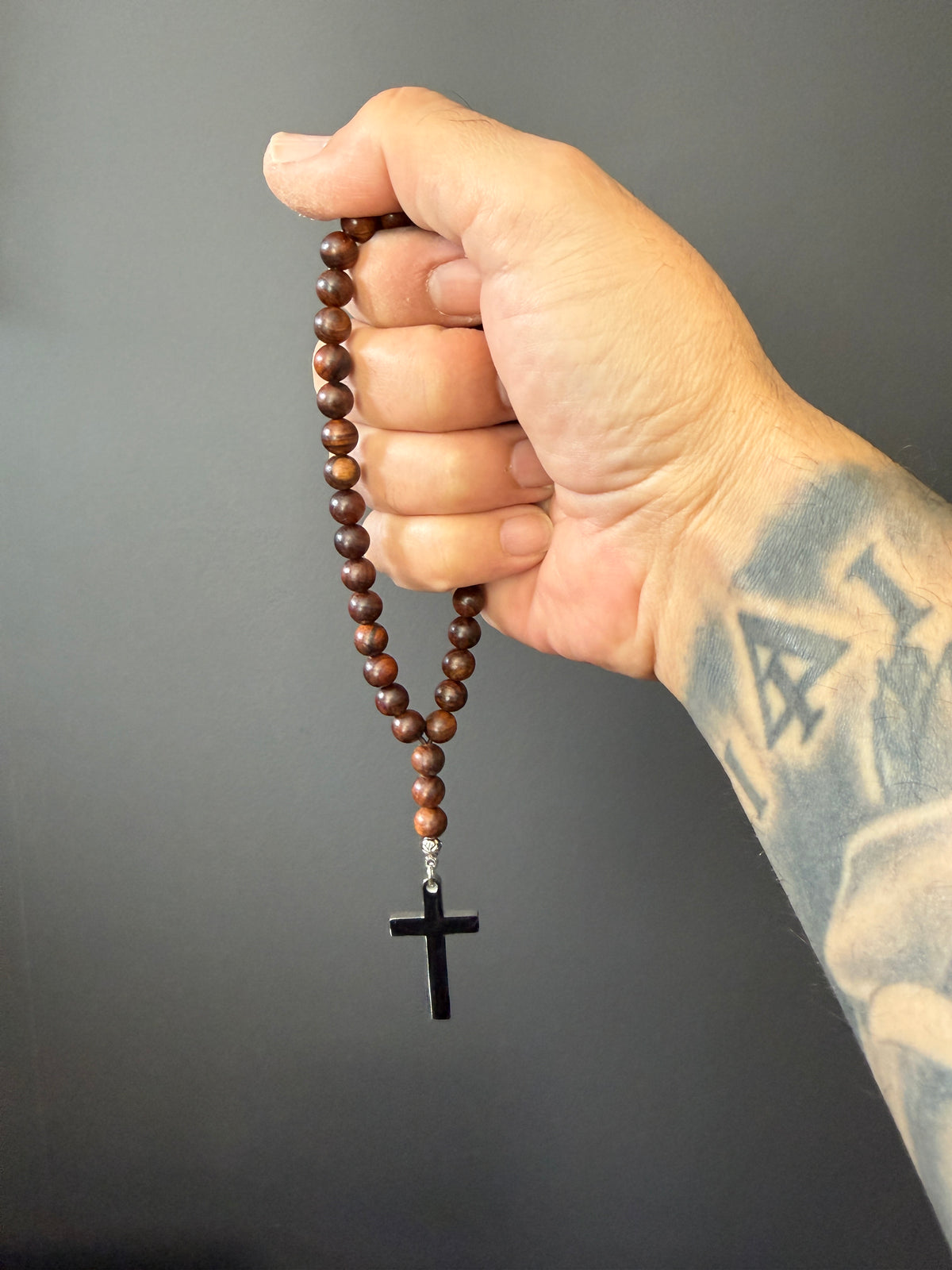 33 Bead Orthodox / Christian Car Prayer Beads - Rosewood