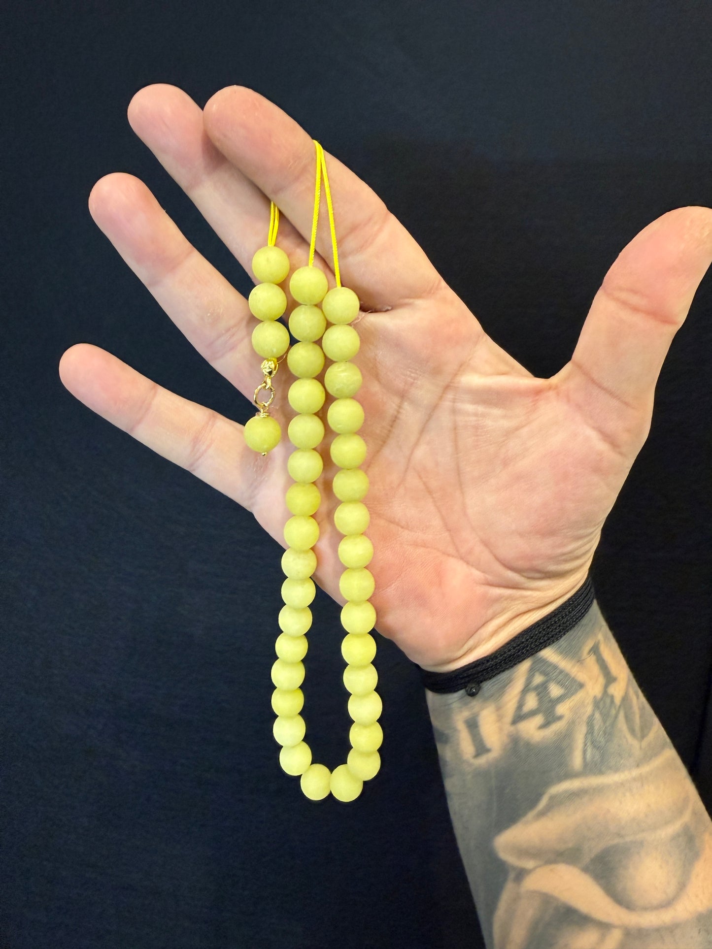Nephrite 33 Bead Komboloi