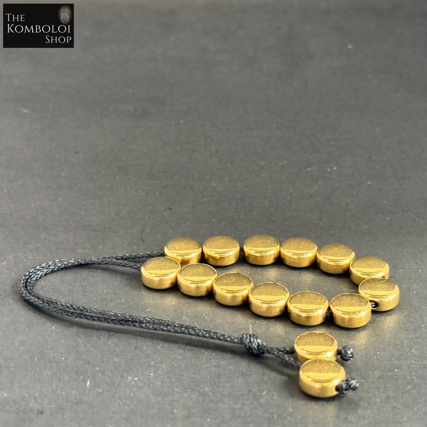 18k Gold Plated Stainless Steel Komboloi / Worry Beads