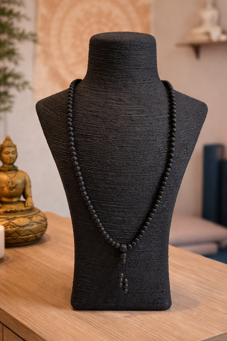 108 Bead Volcanic Lava Mala