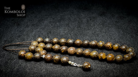 Bronzite 33 Bead Komboloi / Worry Beads