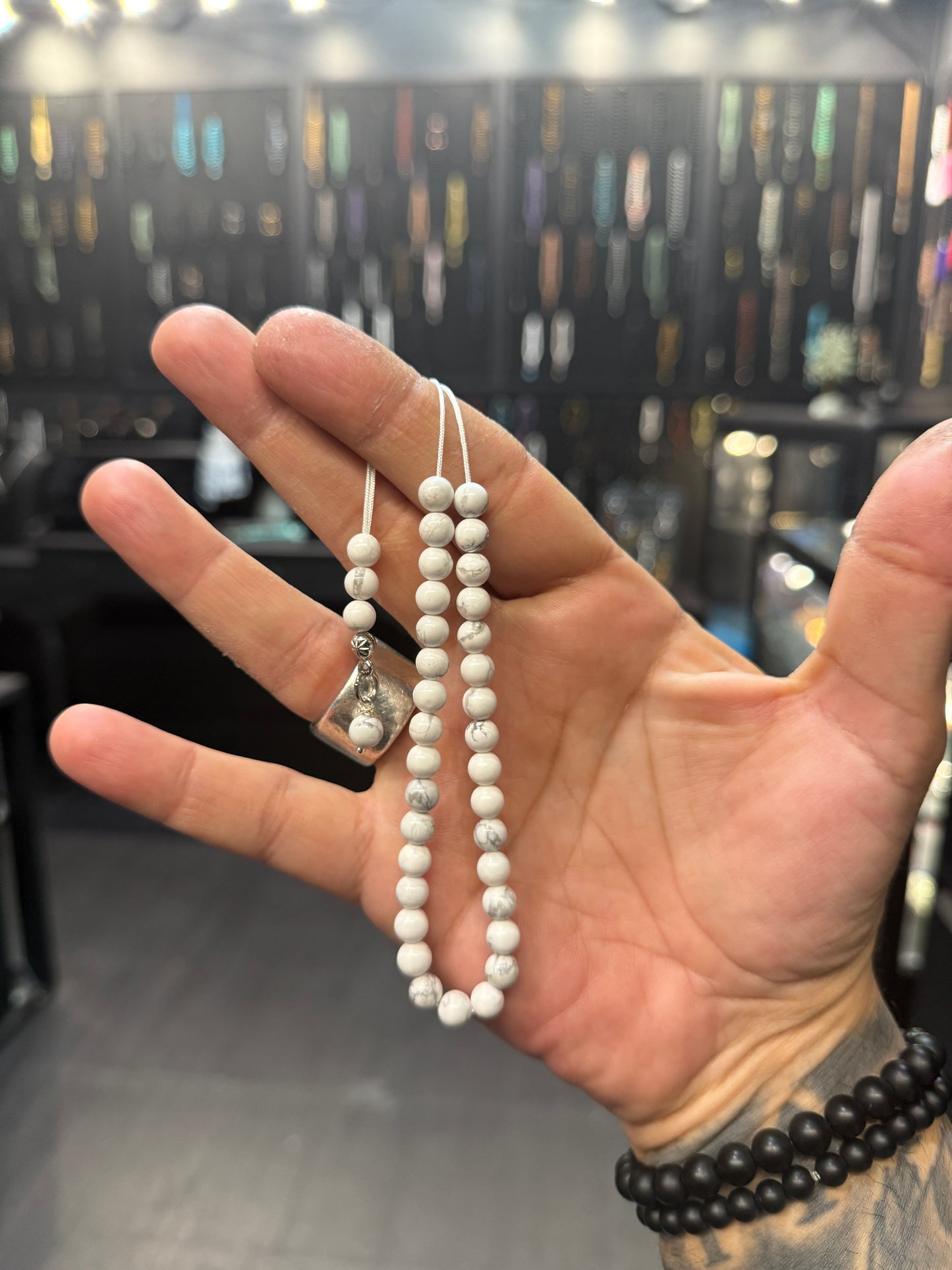 Howlite 33 Bead Mini Komboloi / Worry Beads