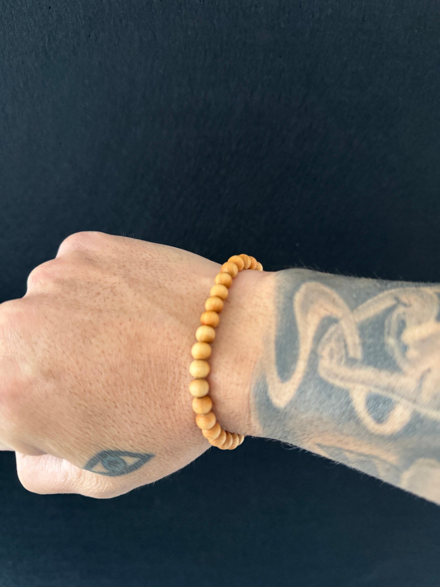 Maple 33 Bead Orthodox Prayer Bead Bracelet with ICXC NIKA
