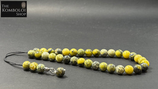 Yellow Turquoise 33 Bead Komboloi / Worry Beads